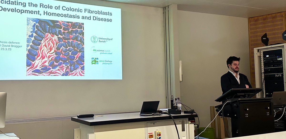BaslerLab (@baslerlab) on Twitter photo Congratulations to our star PhD student Michael Brügger <a href="/MDBScience/">Michael Brügger</a> for successfully defending his thesis. He has several papers, and there will be more to come!
Also thanks to the committee <a href="/Johanna_A_Joyce/">Johanna Joyce</a>, Michael Scharl, Darren Gilmour and Christian von Mering <a href="/UZH_en/">University of Zurich</a>. Congratulations to our star PhD student Michael Brügger <a href="/MDBScience/">Michael Brügger</a> for successfully defending his thesis. He has several papers, and there will be more to come!
Also thanks to the committee <a href="/Johanna_A_Joyce/">Johanna Joyce</a>, Michael Scharl, Darren Gilmour and Christian von Mering <a href="/UZH_en/">University of Zurich</a>.