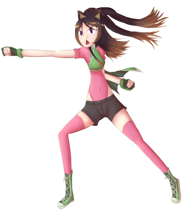 art_zealous's tweet photo. More @ViviMayoi fanart.
I originally wanted to fuse MIyako and Chen Mao’s outfits but it ended up being just Chen Mao with shorts LOL.
I did however fuse the color pallets she uses for the characters. https://t.co/Ad1sRzXDLI