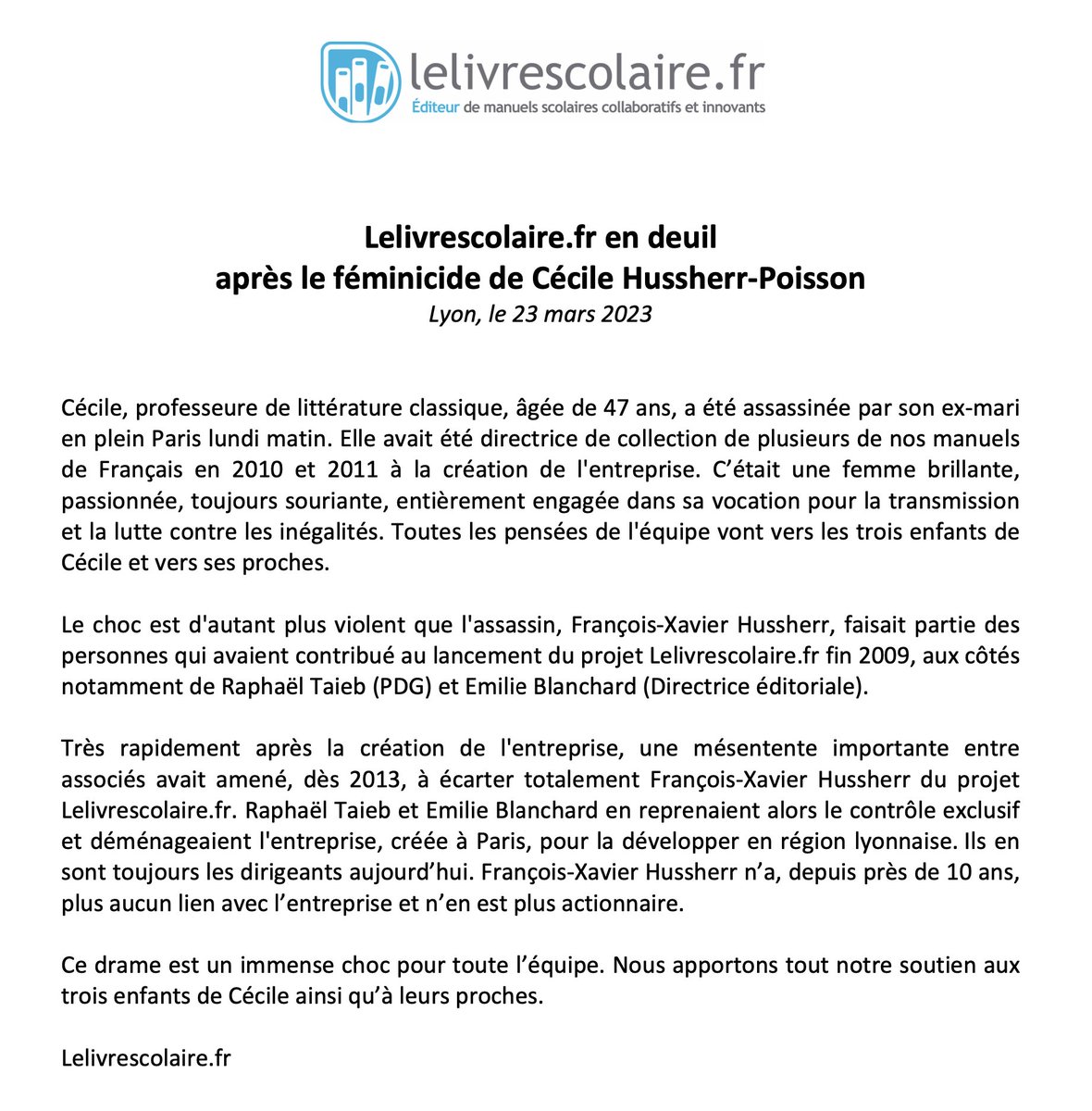 lelivrescolaire's tweet photo. @EiffelSyndicat Nous sommes tout autant sous le choc que vous. Notre communiqué : https://t.co/9c9xWL12ZW https://t.co/NzFNyUijzQ