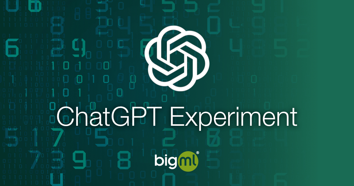 bigmlcom's tweet photo. Is #ChatGPT the end of #SoftwareEngineering? Read on and find out how it did with a real-life example involving some #coding on the BigML #MachineLearning platform. #LLM #LargeLanguageModels #OpenAI https://t.co/QZg3kk7QT3 https://t.co/6G5F57zEWh