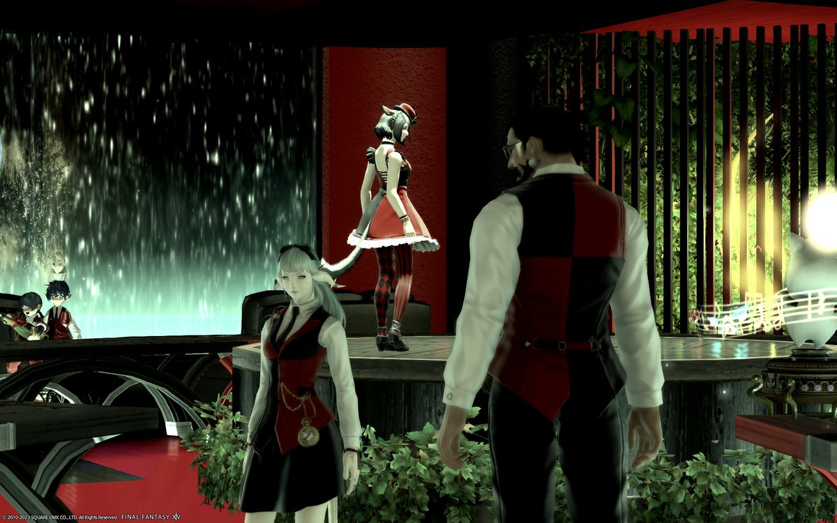 ff14monumomo's tweet photo. #BARFORUM Noir et Rougeにいってきました。このイベントは演奏とダイスゲームがあるイベントです。ドレスコードありのイベントで 大人の雰囲気がありました。コーデは指定ルールの範囲内で 個性だしたほうがよさそうでした。素敵な演奏と豪華景品のダイスゲーム 楽しかったです #とっとこほむちゃん https://t.co/zEypDAQec4