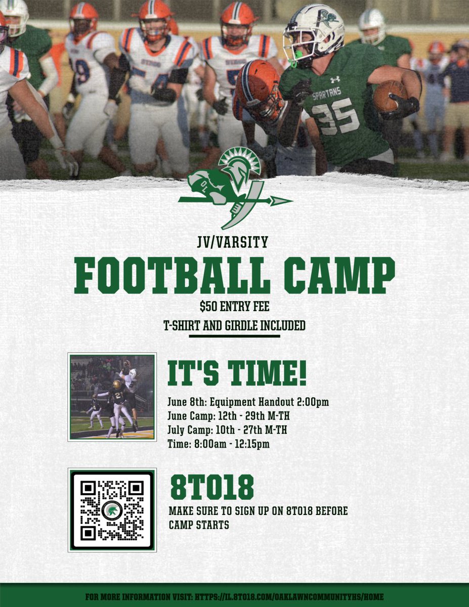 Varsity and JV camp information!