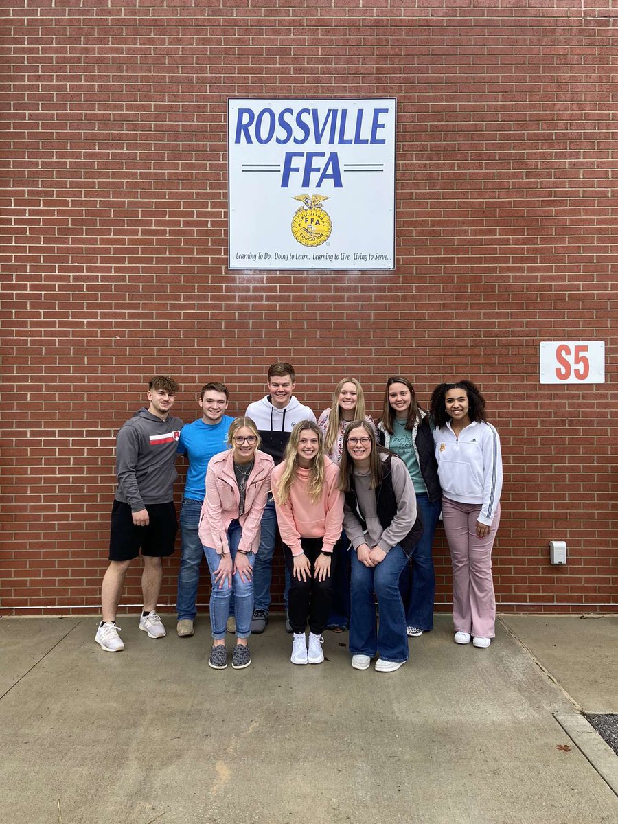 Congratulations to our new officer team! officer installations will happen during our FFA Banquet on April 8th!