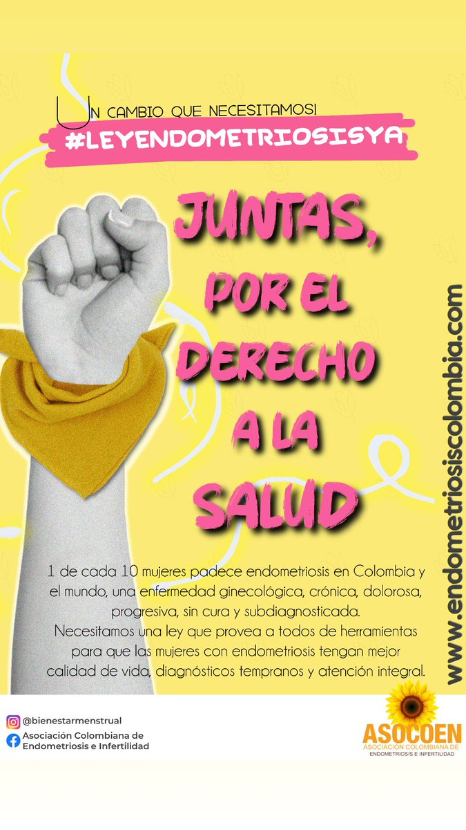 Endocolombia's tweet photo. #LeyendometriosisColombia 
✔Mutilaciones, ✔fármacos en exceso , ✔terapias hormonales prolongadas, ✔efectos secundarios permanentes, ✔depresión, ✔ansiedad, ✔fatiga crónica,✔ dolor pélvico constante,✔ sangrado abundante , ✔ausentisno @RoyBarreras https://t.co/oiC3hKuAG1