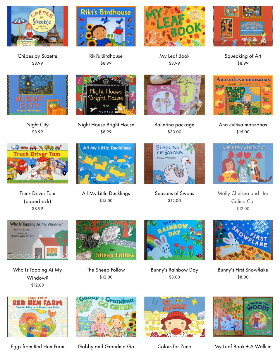 New additions to my website's BOOK SHOP - including  some copies of my very first books: monicawellington.com/book-shop