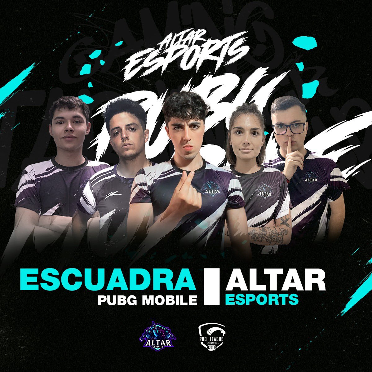 Les presentamos nuestro roster que dará todo en la #PMPL2023 <a href="/PUBGMOBILELATAM/">PUBG MOBILE Latam 💥</a> y buscará la gloria sin parar 🛐

Bienvenidos 🔥

#GoAltar #AltarOnTop #pubgmobile #pmpl2023