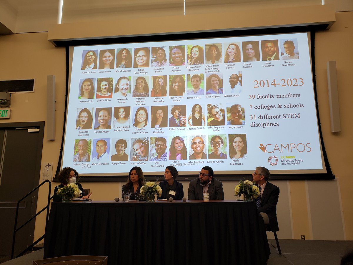 SophieBarbu's tweet photo. Can we get a 👏 for @CAMPOSUCDavis1 Faculty Scholars &amp; their incredible success &amp; scholarship in bringing over $43Million* in research funding to @ucdavis? (*$46Million as of yesterday!!!) Excellence and diversity embodied! 🎉🙌 #AvanzaUCD @UCD_Diversity https://t.co/c3owjz1c3V