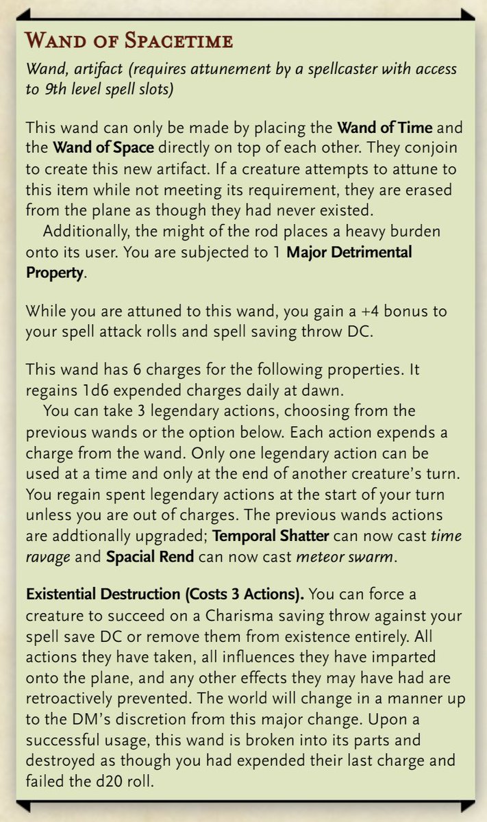 litplitty's tweet image. wands

#dnd5e #homebrew