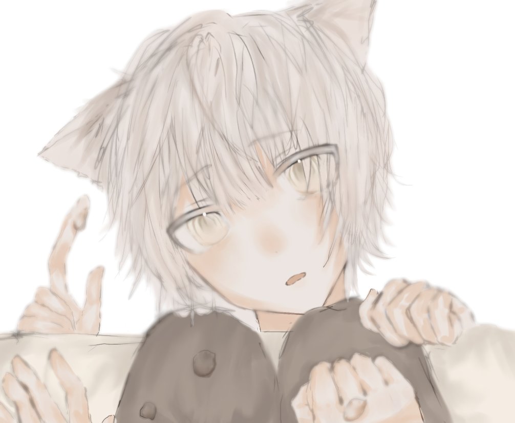 #絵描きさんフォロバ100 
 #絵描きさんと繋がりたい 
どうしたの？🐈