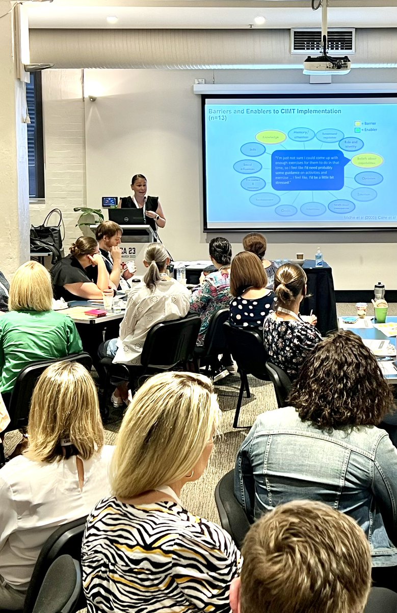 Early start at #ISHCA23 this morning with a networking breakfast and the „Introduction to the  Behaviour Change Wheel“ workshop with expert team Dr <a href="/LaurenJChristie/">Dr Lauren Christie</a>, Prof <a href="/NatashaLannin/">Dr Natasha Lannin</a> and Dr <a href="/TaminaLevy/">Dr Tamina Levy</a> 🙌 #implementationscience #healthcare #impsci #behaviourchange