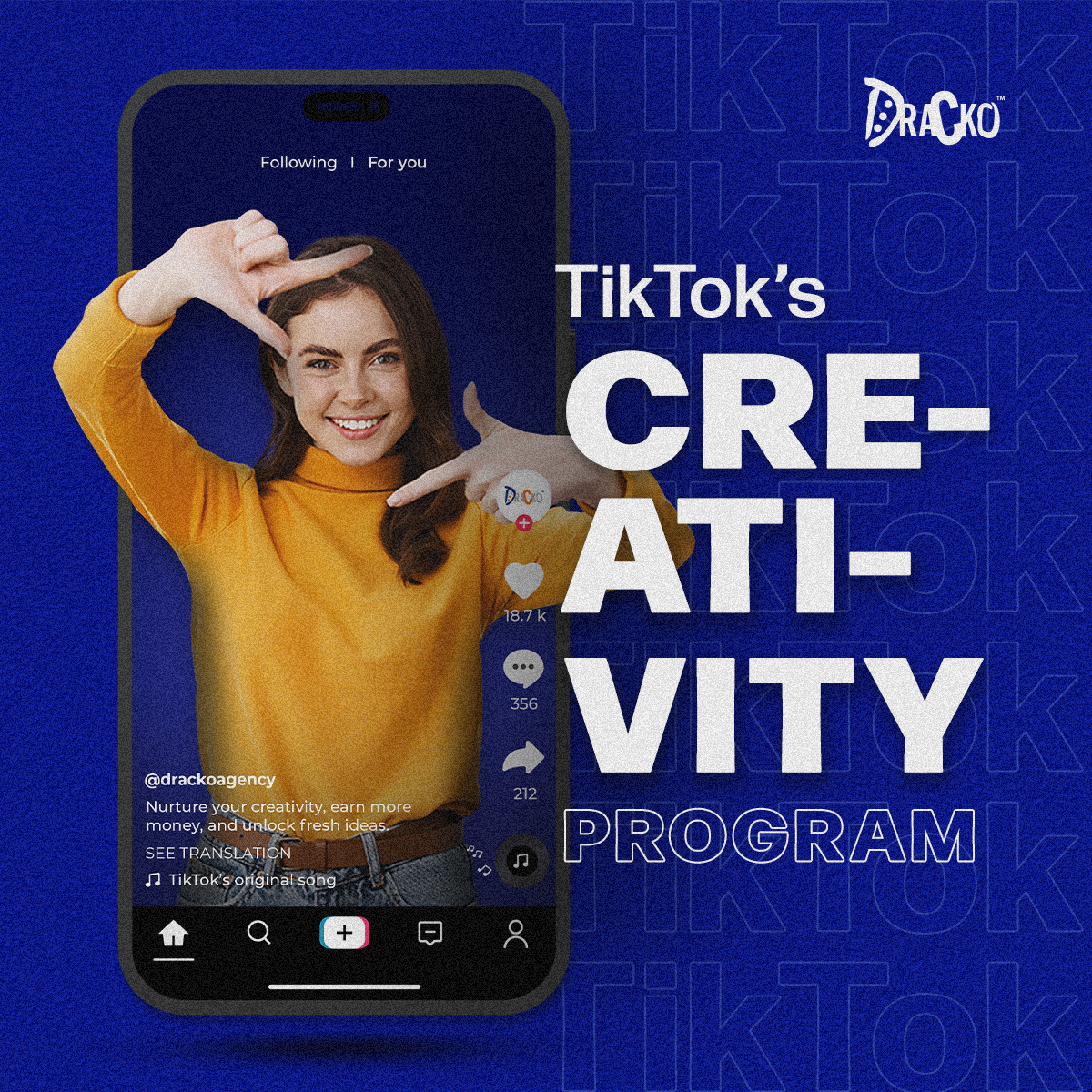 Learn to be more creative with #TikTok´s📱 new program. It helps creators nurture their #creativity, earn more money, and unlock fresh ideas.

Are you excited about it?

#tiktok #tiktok2023 #tiktokviral #socialmedia #monetization #socialmediamarketing
