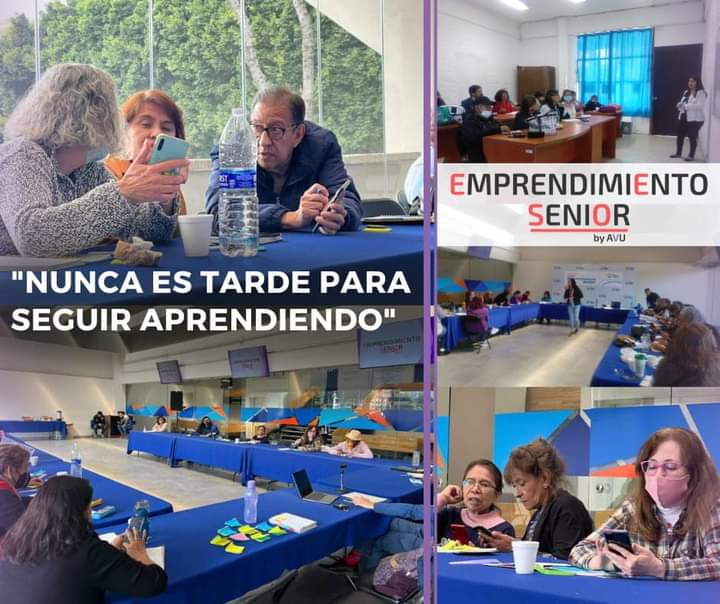 avuiap's tweet image. En Febrero iniciamos el programa "Emprendimiento Senior" con grupos de personas mayores de las alcaldías Benito Juárez y Miguel Hidalgo. 
Brindamos mentorías y capacitación en temas de economía y liderazgo que ayudarán a que el emprendimiento de los participantes sea un éxito