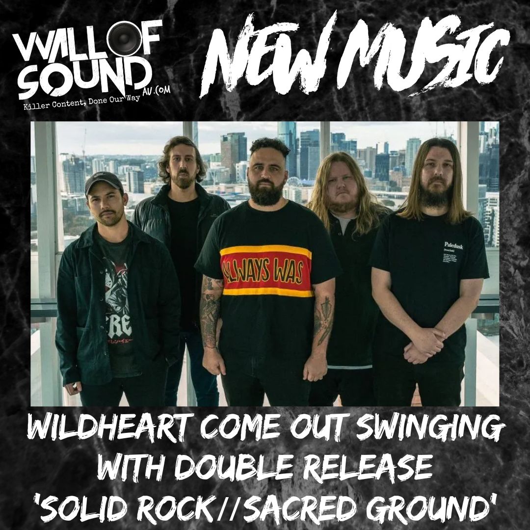 wallofsoundau's tweet photo. BIG NEWS for @wearewildheart - they've dropped a killer (heavy) cover of @goannaband's 'Solid Rock' and backed it up with their own indigenous culture anthem 'Sacred Ground' - both tracks rip HARD!

https://t.co/A8ou8SH74H https://t.co/EgKgCDRMo1