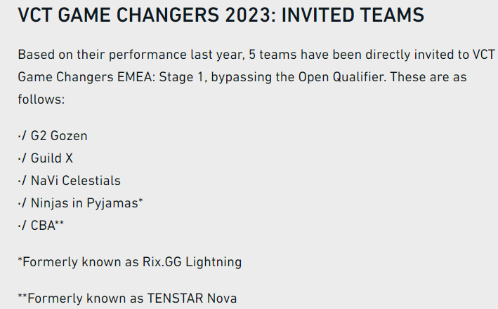 CBA_valorant's tweet image. See you there ! 😇

Good luck to all the teams playing the qualifiers 🤝

We are still looking for an organization to represent and we are ready to fight alongside all these big orgs !

May the best win 🏆