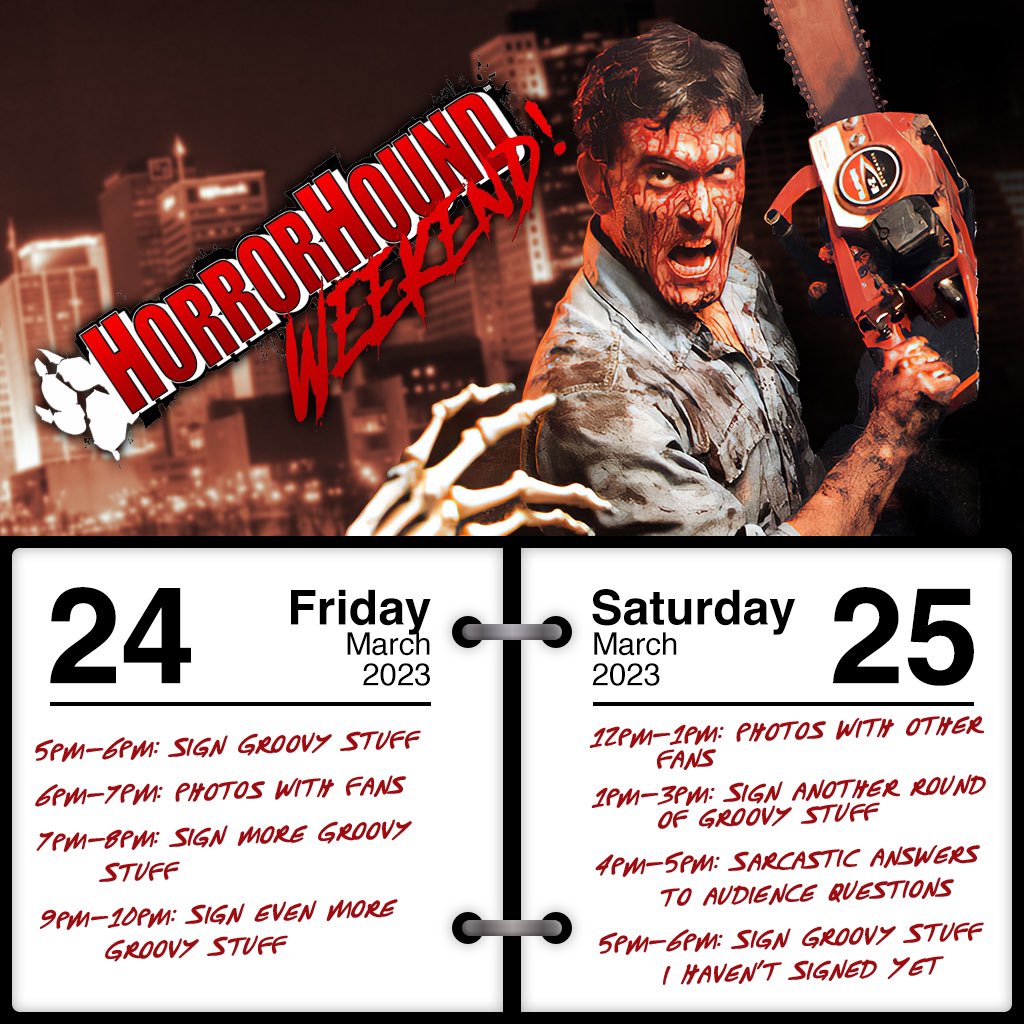 GroovyBruce's tweet image. Hey, @horrorhound Cincinnati, hide the children!