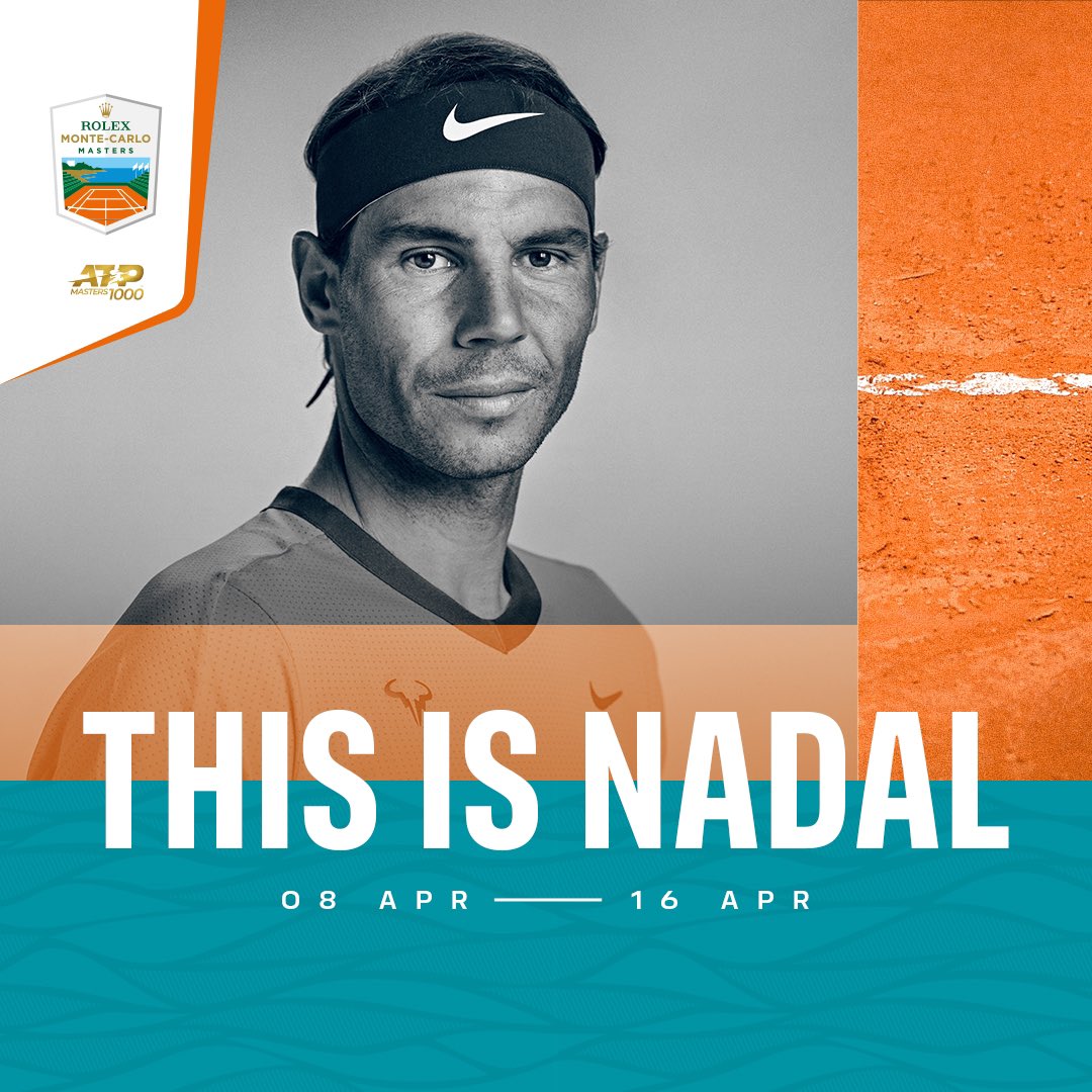 Tiempodetenis1's tweet photo. Monte-Carlo confirma la presencia de Rafa Nadal en el torneo y todos somos felices ❤ https://t.co/ha2EHXFMWX
