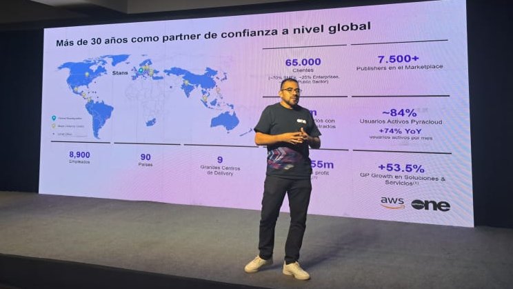 CAINCOBOLIVIA's tweet image. Mientras avanza la tarde del Digital UP DATE contamos con la participación de Hans Verduguez, regional BDE Cloud Services Software One, quien nos presentó la ponencia “Gobierno en la nube”.
#DigitalUpDATE #SolucionesTecnológicas