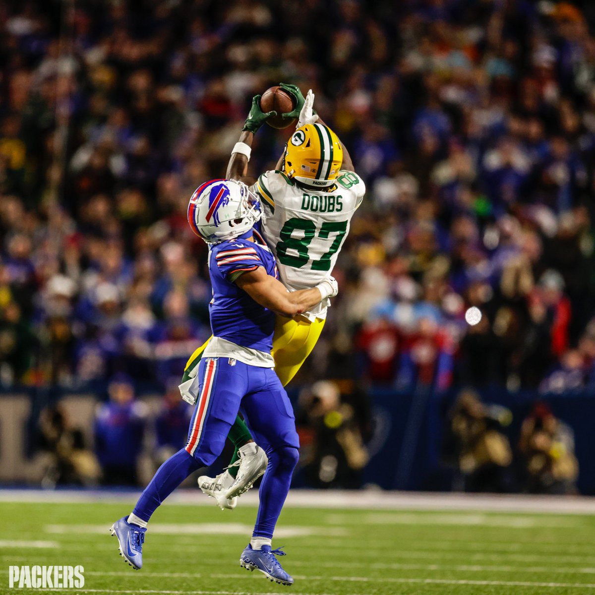 packers's tweet photo. Romeo's rookie year ✅

📸: https://t.co/eEfCmLHygE

@RomeoDoubs | #GoPackGo https://t.co/jPGzVm0Ggk