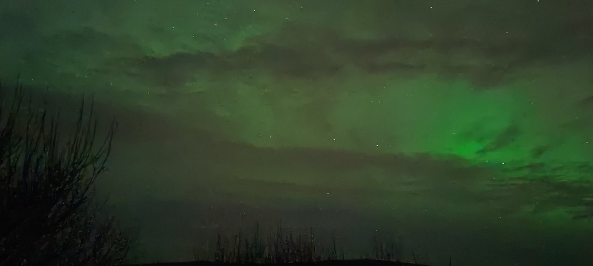 Northern lights are vibrant tonight #orkney #northernlights