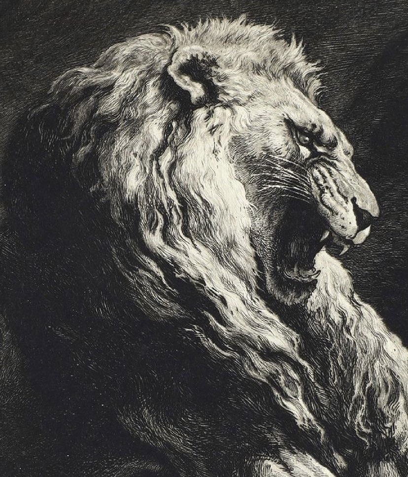 AcademiaAesthe1's tweet photo. Victory Lion Choking A Large Python, 1919 by Herbert Thomas Dicksee (1862-1942) https://t.co/Vzwi7iW2cp