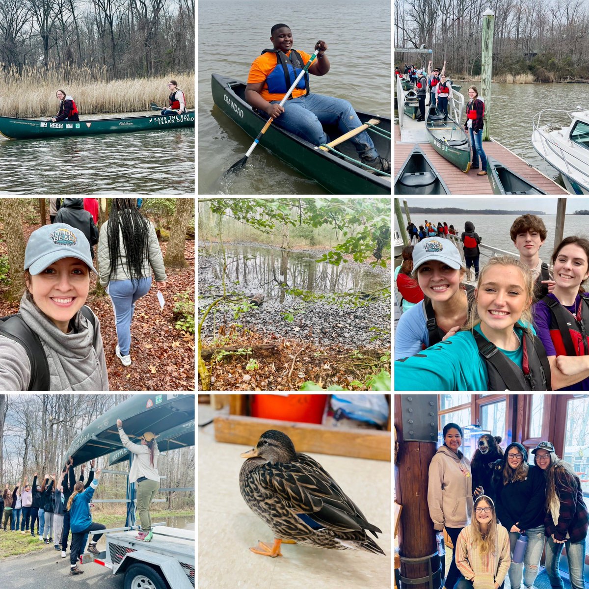 Enjoyed spending the day with my biology class at Marshy Point Nature Center and Canoeing in Dundee Creek with <a href="/chesapeakebay/">Chesapeake Bay Foundation</a> <a href="/PHSWarriors1957/">PHS Warriors</a>