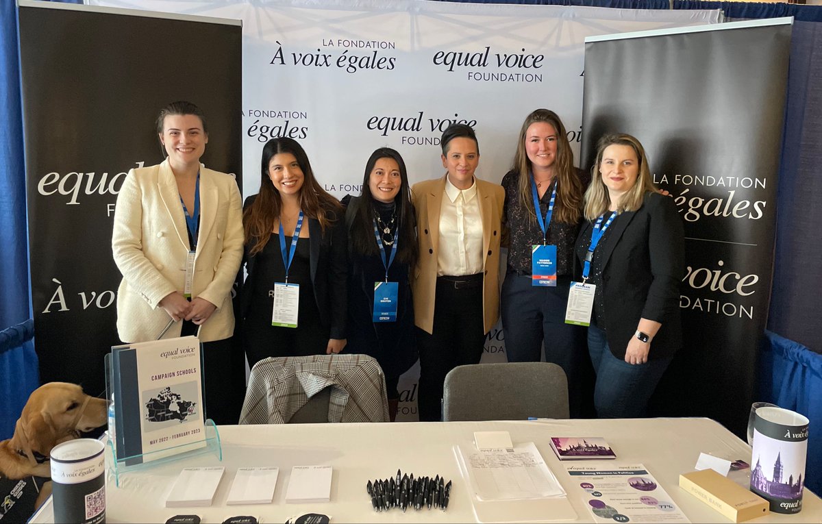 Equal Voice (@equalvoiceca) on Twitter photo <a href="/EqualVoiceCA/">Equal Voice</a> and <a href="/EqualVoiceFound/">Equal Voice Foundation</a> are Happy to be at the #CSFN23 conference standing with Deputy Leader of the Conservative Party <a href="/MelissaLantsman/">Melissa Lantsman</a> and Board member <a href="/madimurariu/">madimurariu</a>
It is a great time to promote more women in Canadian politics! <a href="/EqualVoiceCA/">Equal Voice</a> and <a href="/EqualVoiceFound/">Equal Voice Foundation</a> are Happy to be at the #CSFN23 conference standing with Deputy Leader of the Conservative Party <a href="/MelissaLantsman/">Melissa Lantsman</a> and Board member <a href="/madimurariu/">madimurariu</a>
It is a great time to promote more women in Canadian politics!