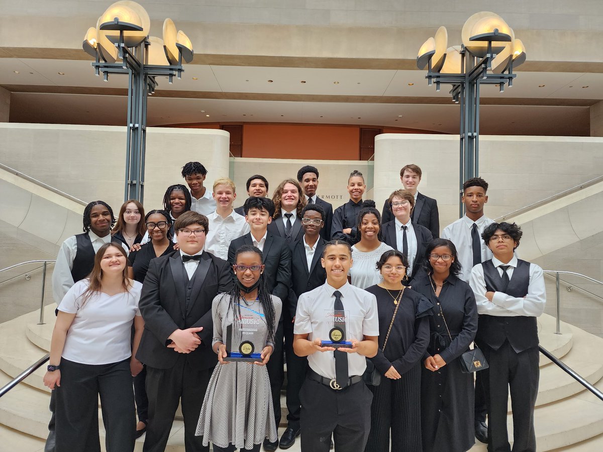 BDCSBand's tweet photo. Congratulations to both the 'Falcon' Band and String Orchestra for earning straight Superior Ratings and Outstanding In Class in competition at the Meyerson Symphony Center!

#FalconPride 
#OnAndEverUpward https://t.co/mczywL2TBQ