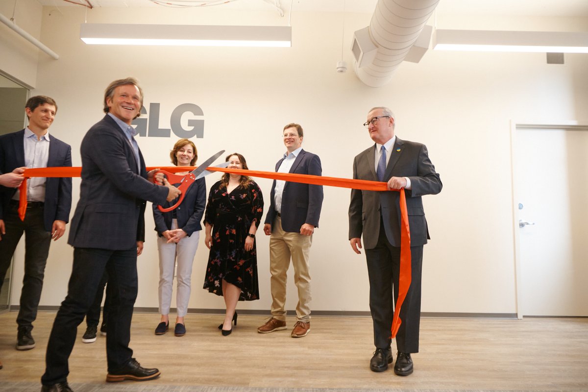 jpaultodd's tweet photo. Excited to officially open @GLG’s permanent office in Philadelphia with @PhillyMayor – bringing our teams closer to clients and helping them meet increased demand across the business.
 
Thank you to our local leaders and Facilities for their hard work on this collective effort. https://t.co/xUIo35bRVV