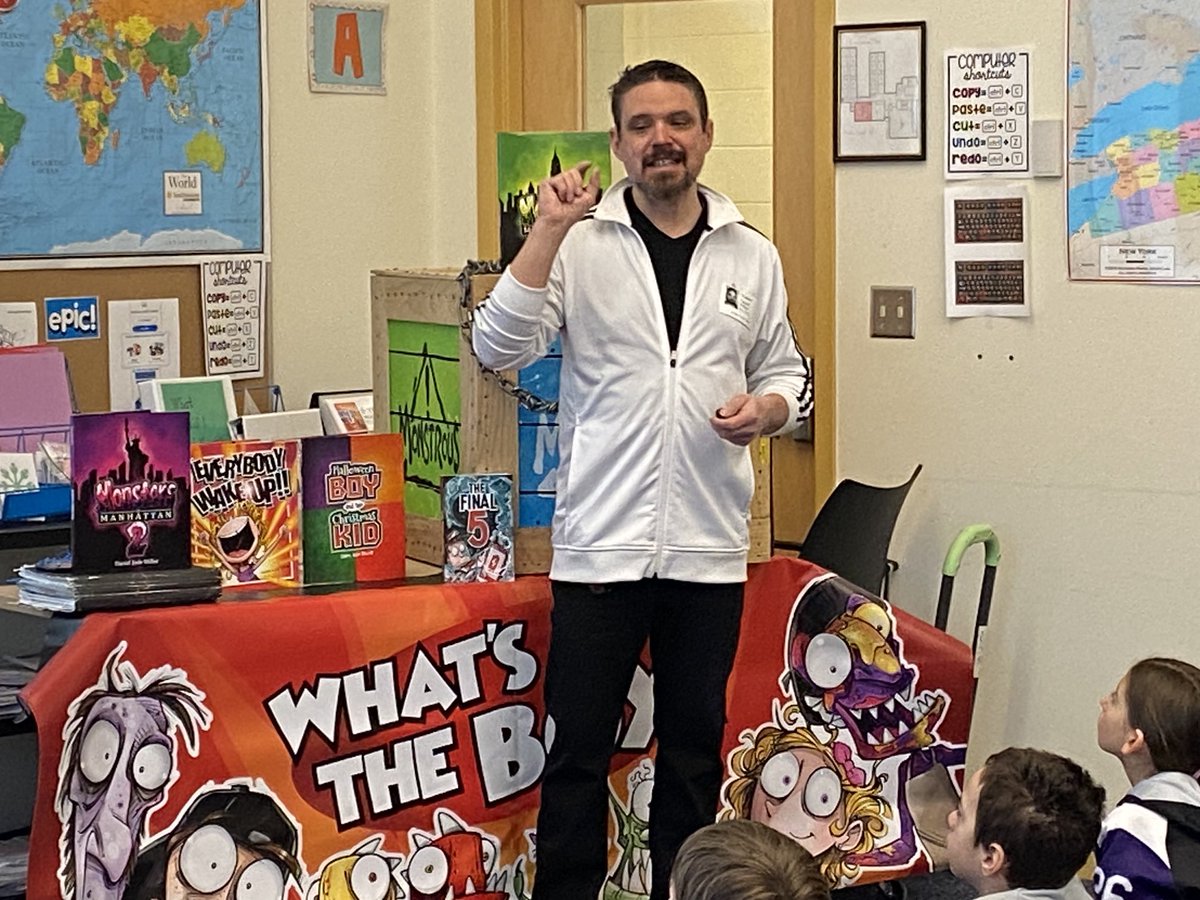 GordonCreekLib's tweet photo. Thank you to the Gordon Creek PTA and author Daniel Jude Miller for an awesome visit. The kids had a great time!
⁦@GordonCreekPTA⁩ ⁦@GordonCreekElem⁩ ⁦@BSCSD⁩ #danieljudemiller https://t.co/oXZkrVL9yR