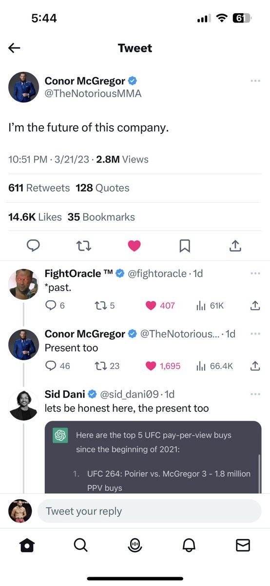 FightBroker's tweet photo. Just logged into the Blue app to see @frontrowbrian still dropping facts hahaha https://t.co/Pwo9px2RUz