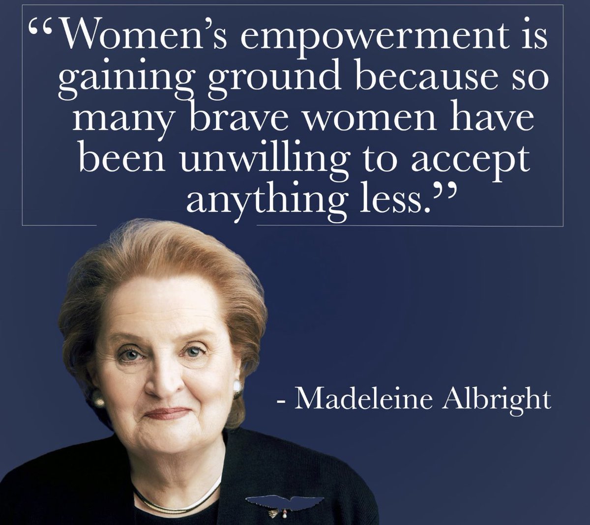 Inspiration forever.! Her legacy continues in 🇽🇰 Kosovo’s progress.
 #MadeleineAlbright