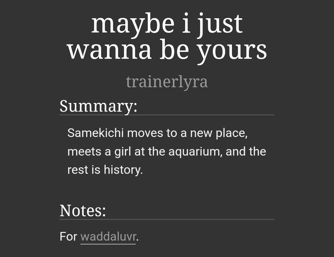 trainerlyraa's tweet photo. 🔞🔞🔞
#samewada commission for @satavic who so kindly wanted me to write something set in an au that's bounced around in my head for years! 
https://t.co/S31S8WwthD https://t.co/mprh2RZ2H9