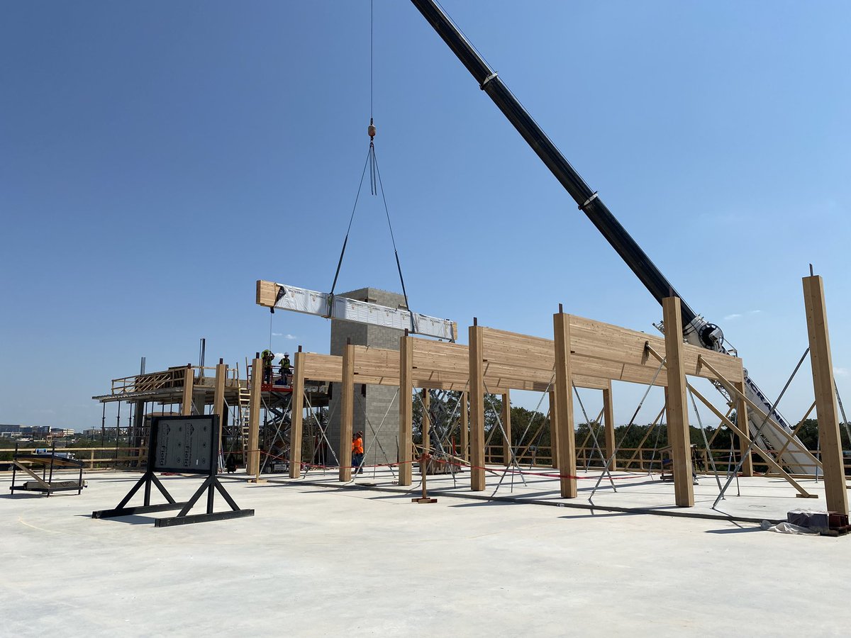 RockAtLaCantera's tweet image. 🌲TIMBER FUN FACT🌲The Victory Capital Performance Center is set to be the first mass timber constructed training facility in professional sports and one of the largest mass timber construction builds in Texas!
