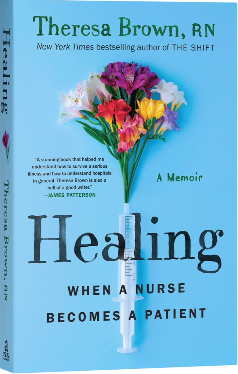Check out the brilliant book by <a href="/theresabrown/">TheresaBrown</a> now in paperback. Healing describes her terrifying experience dealing with a cancer diagnosis while trying to navigate our healthcare system.