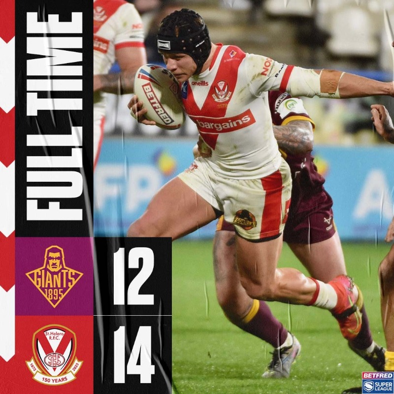 Saints1890's tweet photo. πͺ Back-to-back dubs for the Saints, with strong defence on show at the John Smith's Stadium!
#COYS | #HistoryInTheMaking