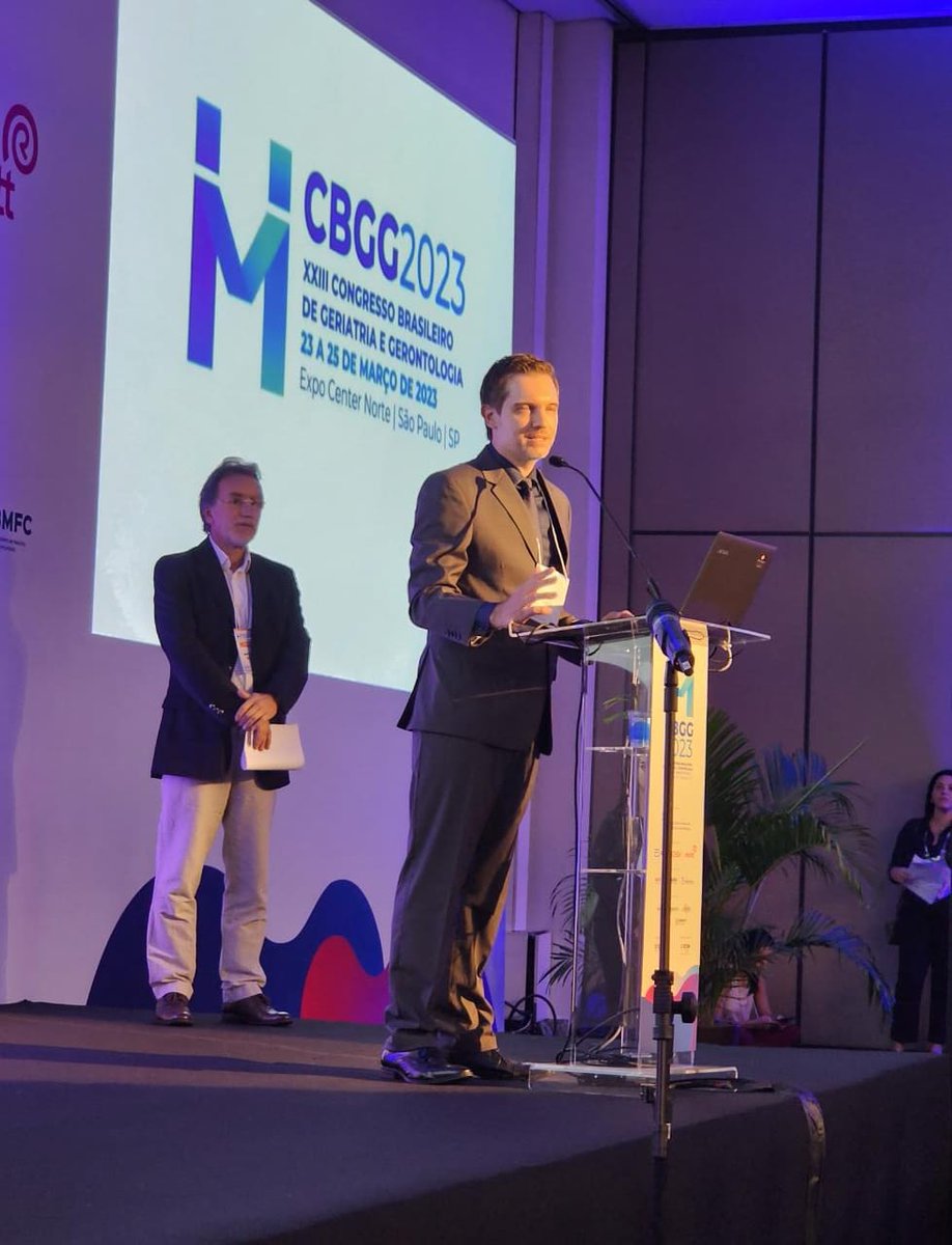 Proud  and pleased to be nominated today the Editor in Chief of Geriatrics, Gerontology and Aging,  the scientific journal of the Brazilian Society of #Geriatrics and #Gerontology for the next 4 years. 

#research #sbgg #cbgg2023