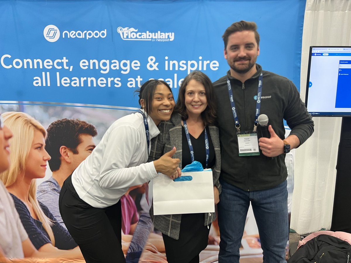 Winner winner! When #microsoftEdu plays with <a href="/Flocabulary/">Flocabulary</a> &amp; <a href="/nearpod/">Nearpod</a> #TESOL2023 <a href="/miaellenco/">Mia Ellen & Co.</a> @nearpodallison