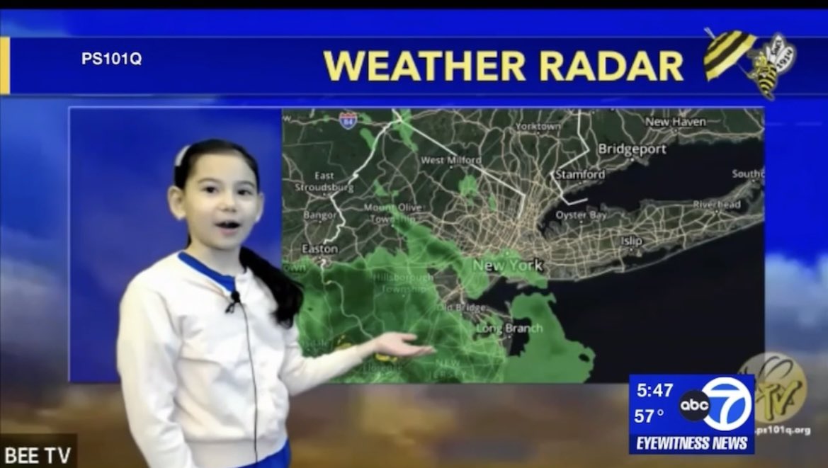 PS101Q's tweet photo. Thank you to @LeeGoldbergABC7, @LaurenGlassberg, and @joetorresABC7!  We’d LOVE to have you as a guest at #PS101Q or to come and visit you at the @ABC7NY studios and really bring our young newscasters a real world experience!  This was very special! ❤️ 🐝 @NYCSchools #BEETV https://t.co/3XXSnzgOM1