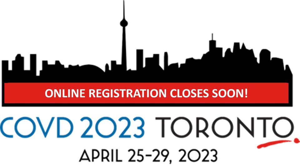 COVD's tweet photo. Register Today for COVDs Annual Meeting and Earn Up to 27 COPE Qualified CE's. Click the link to learn more!

https://t.co/p07wgiLfGT https://t.co/N8xL8Qurz6
