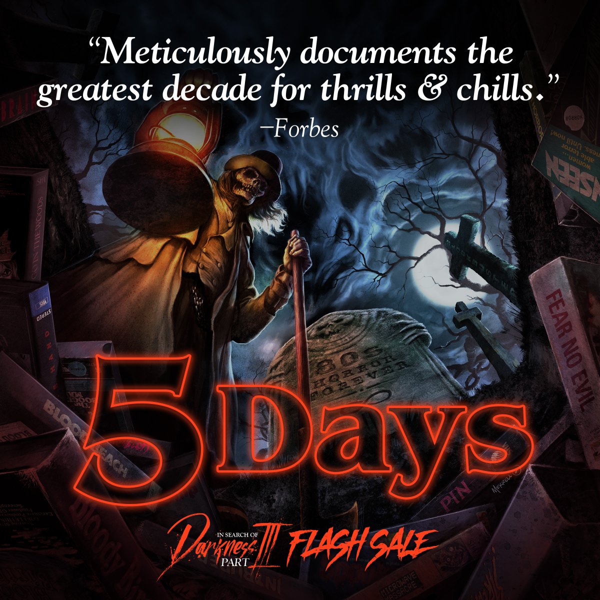 80sfantasydoc's tweet photo. 5 days to go: Missed out on #InSearchofDarkness: Part III? From March 28th, Part III will be available again for a limited time. Purchase standalone or get the full trilogy only while stocks last. For more info, visit https://t.co/DukEFc9PIP

#80s #80smovies #horror #horrorfan https://t.co/hg5OxDm6KL