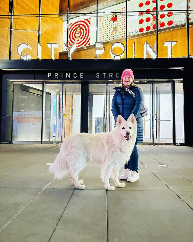 Big dog mom energy over here! 🐶 <a href="/wooflenyc/">Woofle Dog Walking</a>