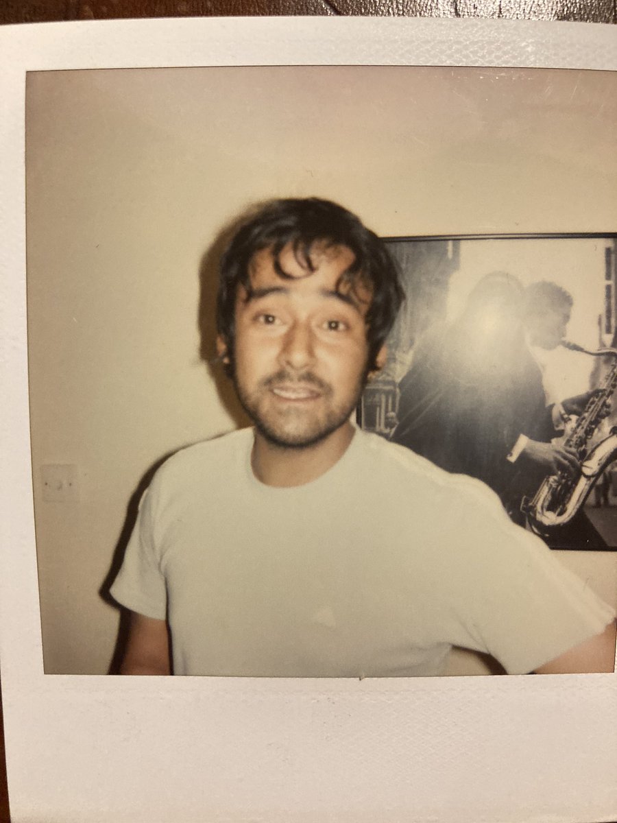 pgambleberesfor's tweet photo. @YCNIMblog Handsome, angry Londoner Raj Das who was RAK’s in-house Assistant Engineer on Ignoto. During a cigarette break outside the studio, someone threatened to shoot him (almost certainly justified). 3/8 https://t.co/DJJlwsassD