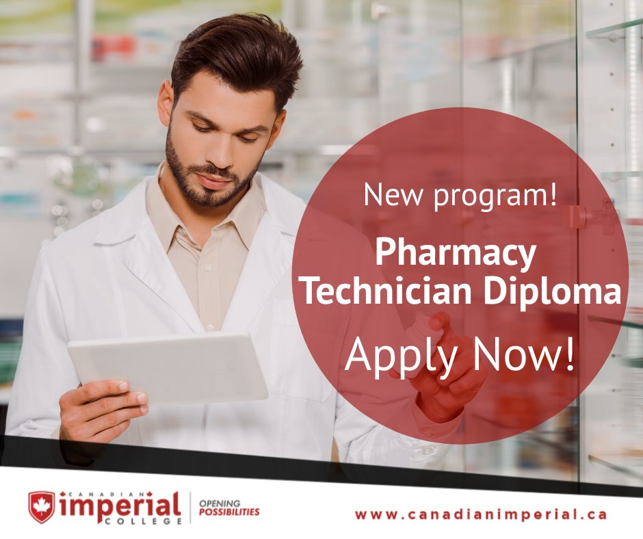CI_College's tweet photo. Our Pharmacy Technician program is now accepting applications. Don't miss this opportunity to gain the skills and knowledge needed to succeed in this in-demand field.
Apply on our website today!
#pharmacytechnician #healthcareprofessionals #pharmacytech #applynow https://t.co/zfOB6FhO0j