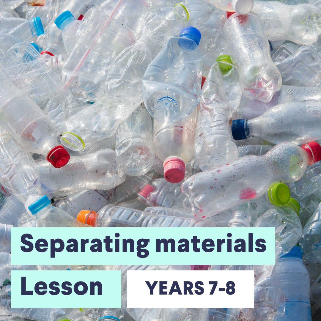 GetintoSTEMkit's tweet photo. โป Separating Materials
This new lesson for Years 7-8 is an excellent introduction to the idea of separating mixtures and enables students to engage in hands-on engineering using recycled materials.
Find out how: https://t.co/jwzCCz8Ix7
#AussieED #STEMEducation #STEMLessonPlan https://t.co/jPimnUvV0c