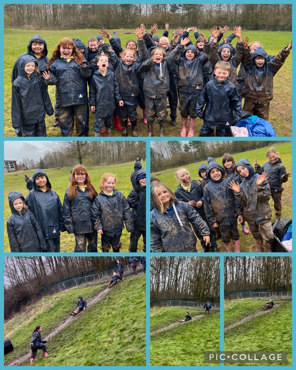 We had a great time outdoor learning today! We worked on our teamwork skills to build a shelter for Storm! Working together by sharing ideas and adapting during the building process! Fabulous final shelters! ⭐️And we finished with a little bit of fun in the mud! 😄 @rhosyfedwen