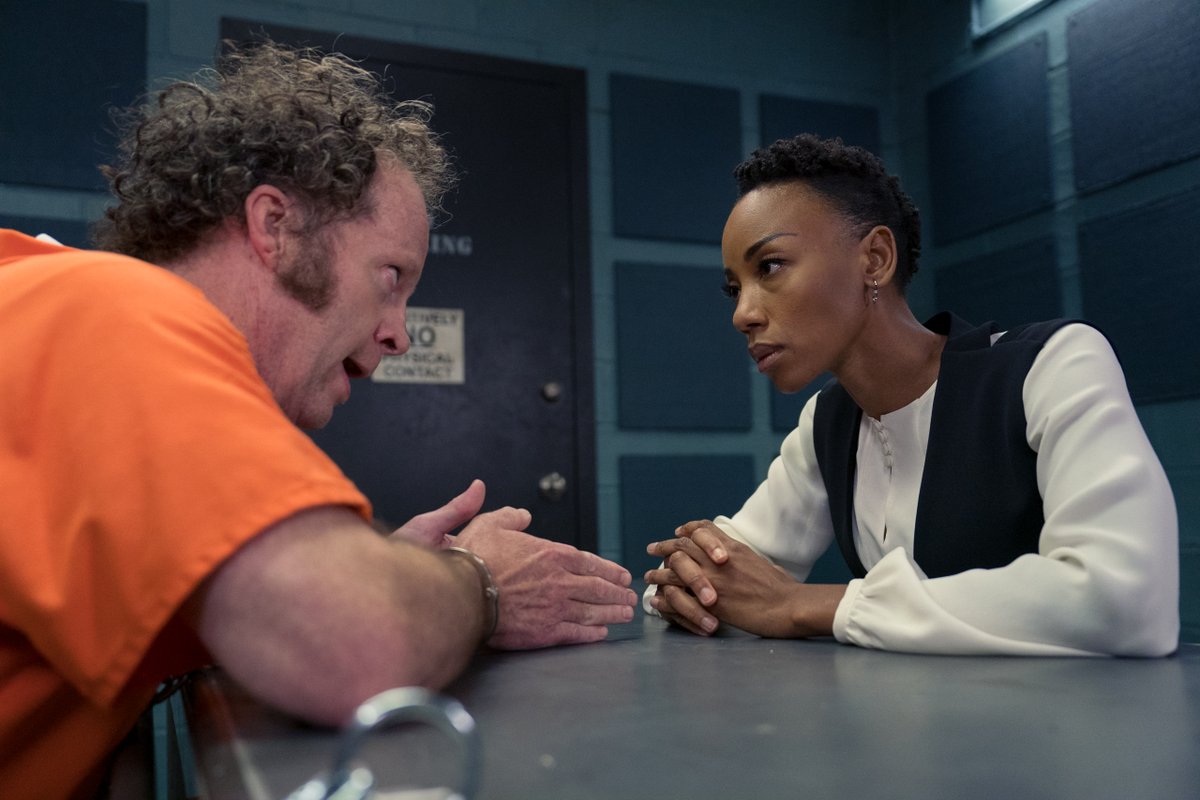 elsbethcbs's tweet image. He&apos;s putty in her hands. #TheGoodFight