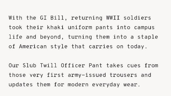 I see someone has been listening to S3, Ep 3 of Articles of Interest! (That someone is Buck Mason. And honestly, good for them.) cc <a href="/trufelman/">Avery Trufelman</a>
