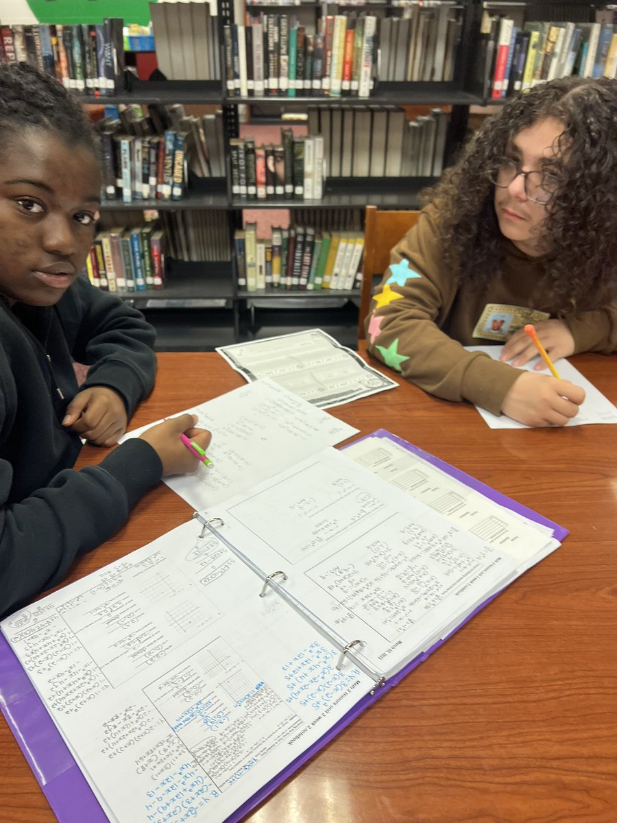 studentofedu's tweet photo. Exciting to see students running around doing a Quadratics escape room in the Media Center, today. Math 2 students had a great time showing how to apply the skills they learned in their unit. #mathisfun #jayrob https://t.co/4G5kLzZKya