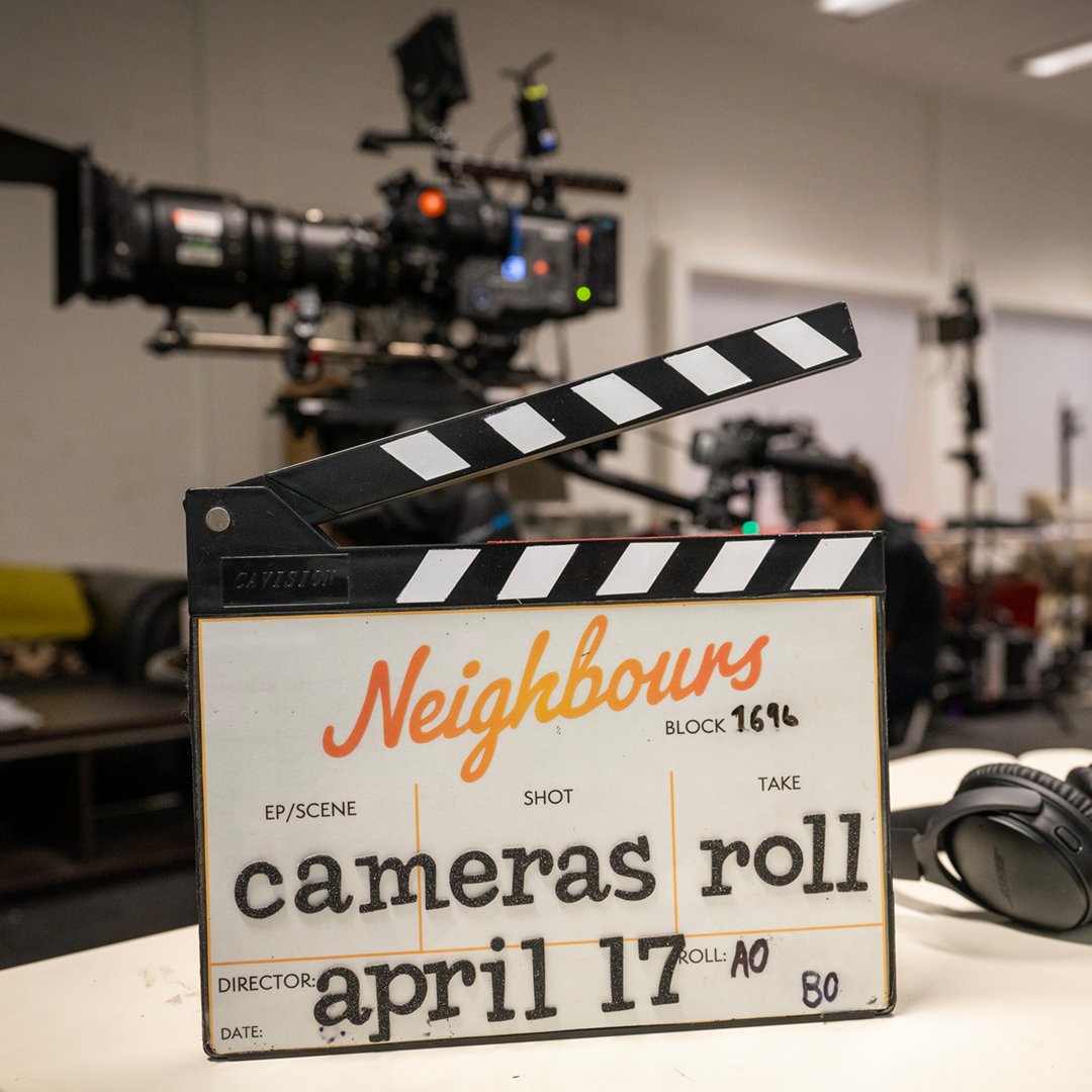 It's official, cameras will be rolling for brand new Neighbours from the 17th April 2023! 🎬 🎥 We can't wait to have #Neighbours back on your screens later this year.