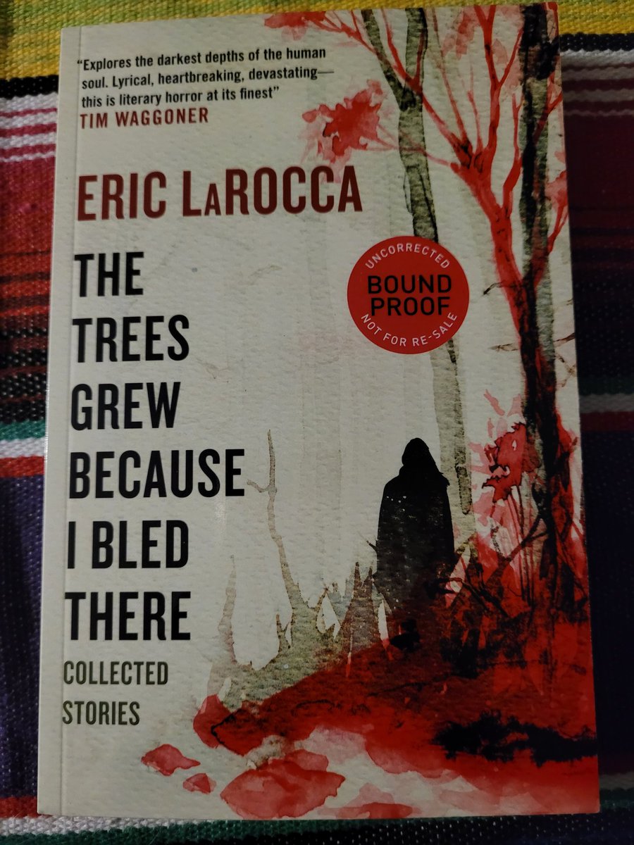 Thanks to @TitanBooks for my mystery book prize - this looks intriguing!  ⬇️📚

#TheTreesGrewBecauseIBledThere by #EricLaRocca

#bookpost #books #bookblogger